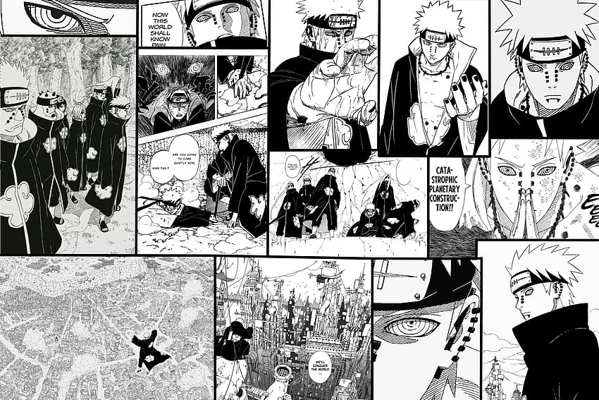Dolor, Anime, Naruto Shippuden, Naruto, Rinnegan, Akatsuki, Manga fondo de pantalla