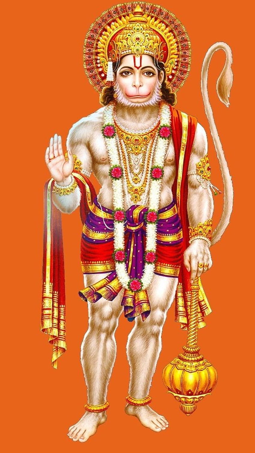 Hanuman debout Fond d'écran de téléphone HD