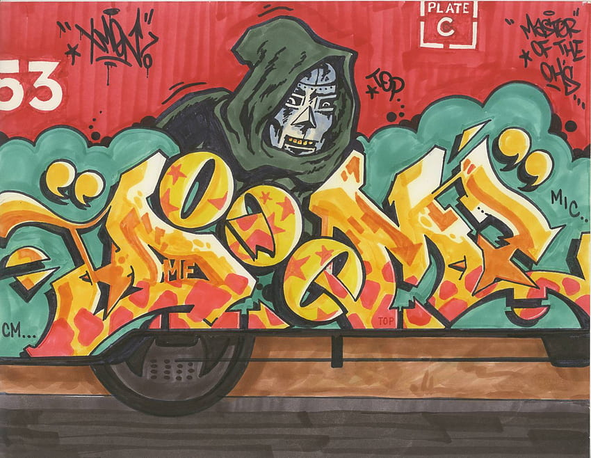 MF Doom Graffiti 2 - MF Doom Fond d'écran HD