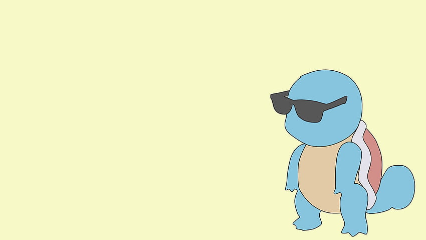 After Some Great Feedback From You Guys, I Present A Less Creepy, Squirtle with Glasses HD wallpaper