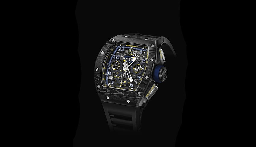 RICHARD MILLE zegar czasu zegarka biżuteria szczegół luksusowy Tapeta HD