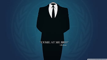 anonymous man suit