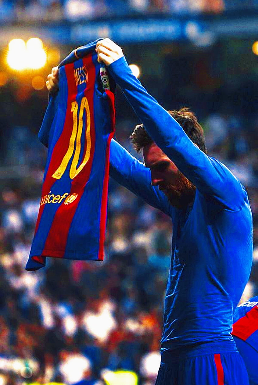 Messi at the Bernabéu, T-shirt, Goal, football HD phone wallpaper