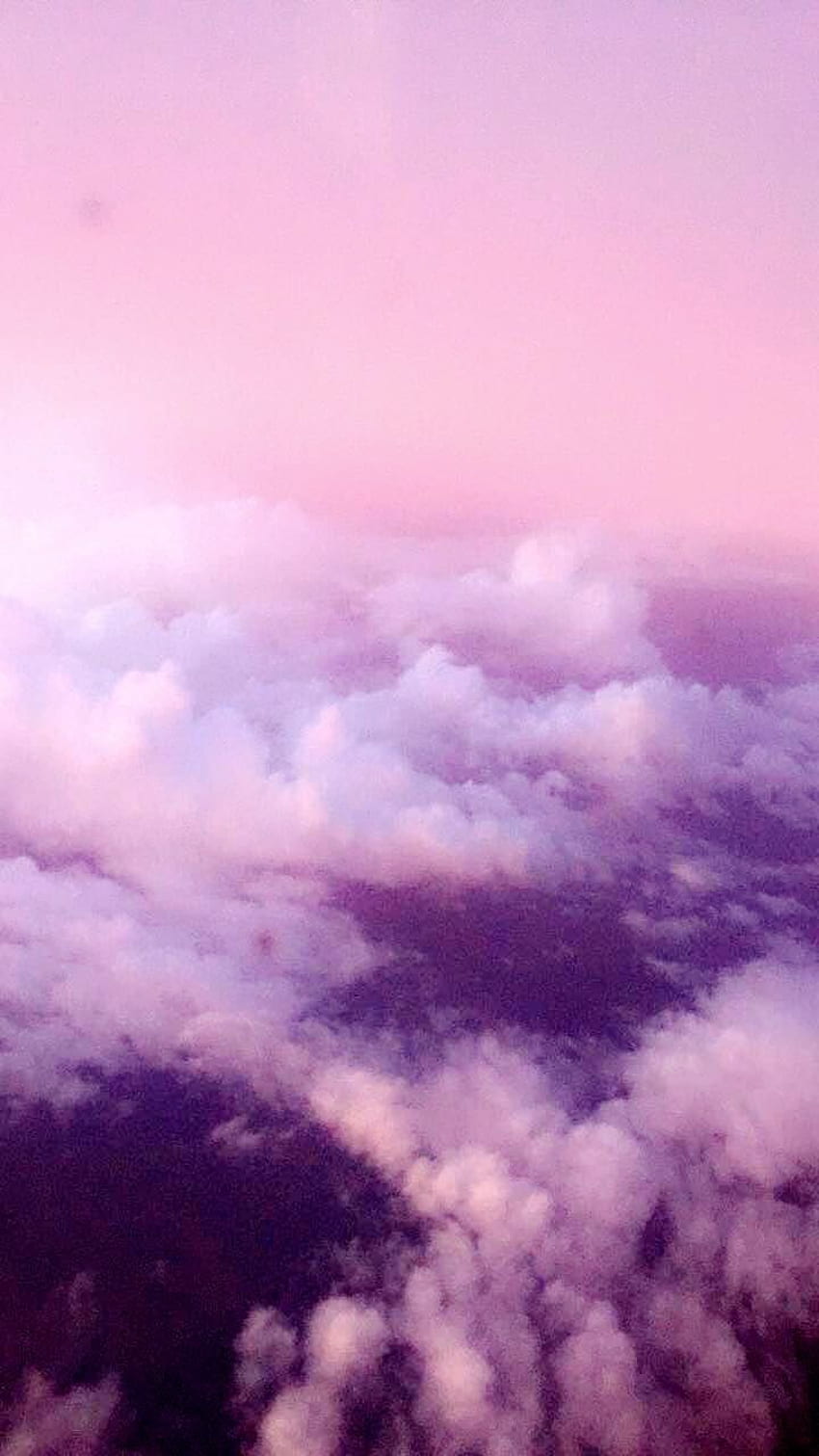 アイフォン。 空、雲、ピンク、紫、紫、青、ピンク、青の雲 HD電話の壁紙