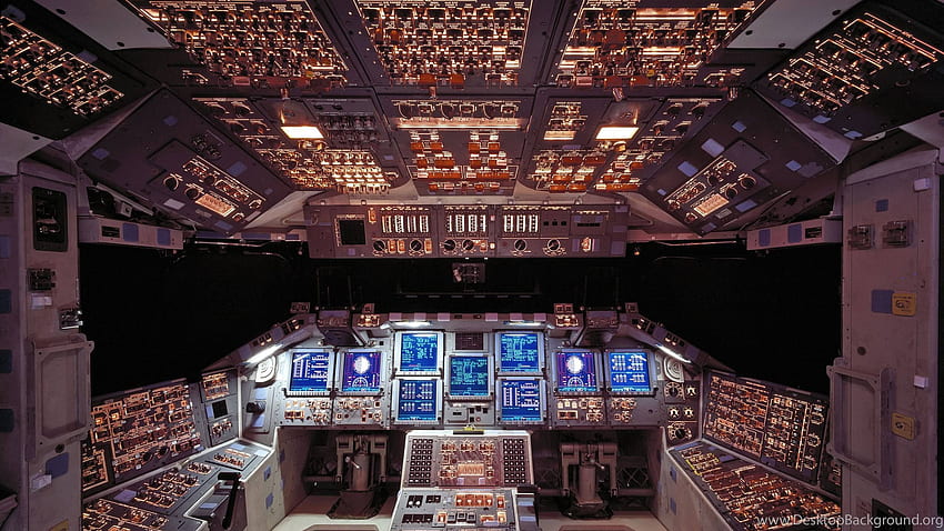 Cockpit do Ônibus Espacial papel de parede HD