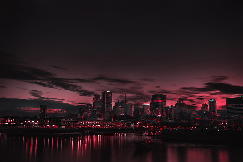 Нощ, Градове, Град, Панорама HD тапет