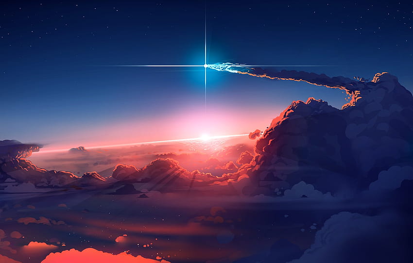 Cielo tramonto arte nuvole stelle sole arte digitale [] per il tuo, cellulare e tablet. Esplora Tramonto Digitale. di arte digitale, digitale, Joann Digital Sfondo HD