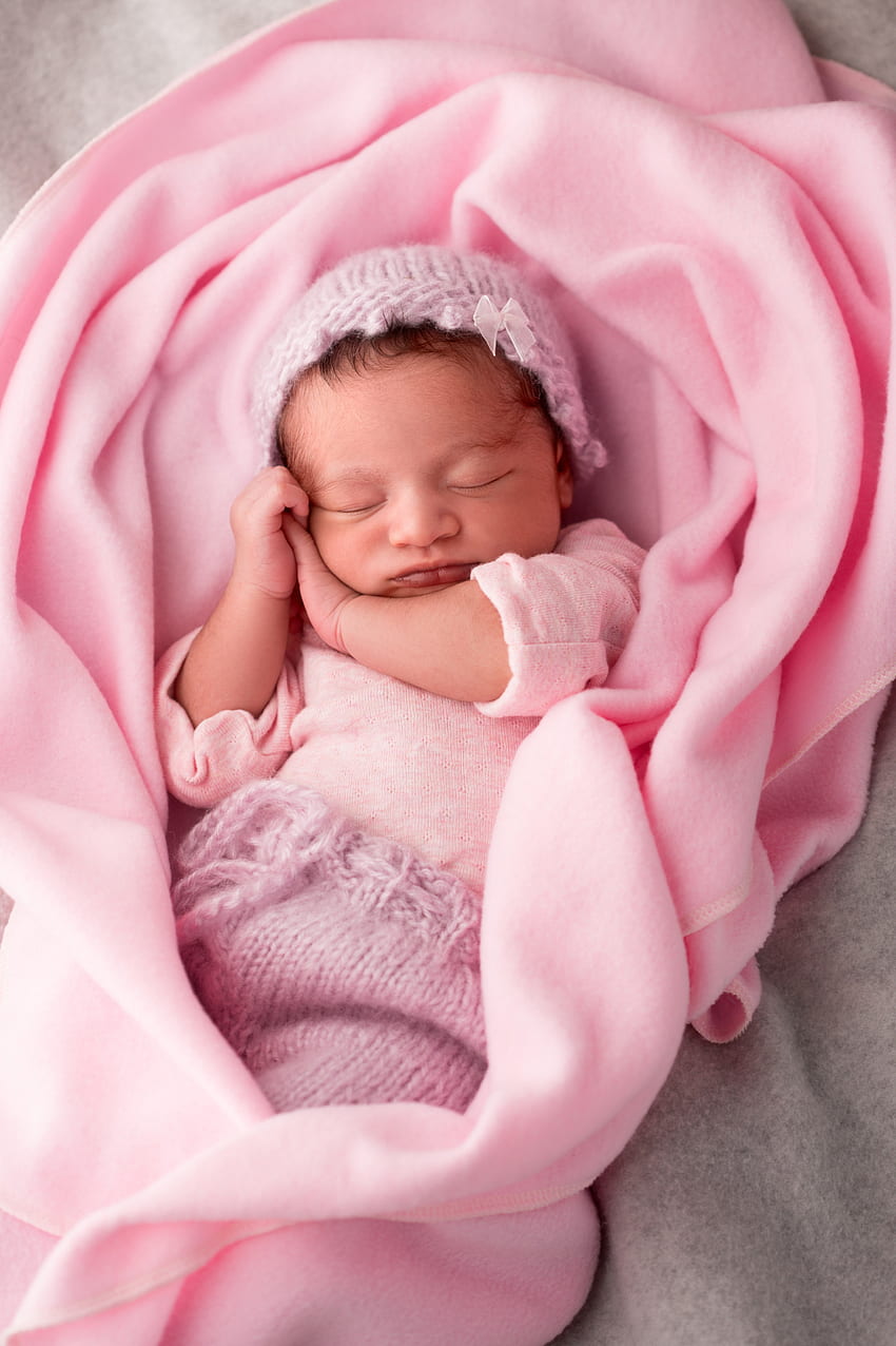 New Born Baby Girl – Paski dla niemowląt, Nowonarodzona dziewczynka Tapeta na telefon HD