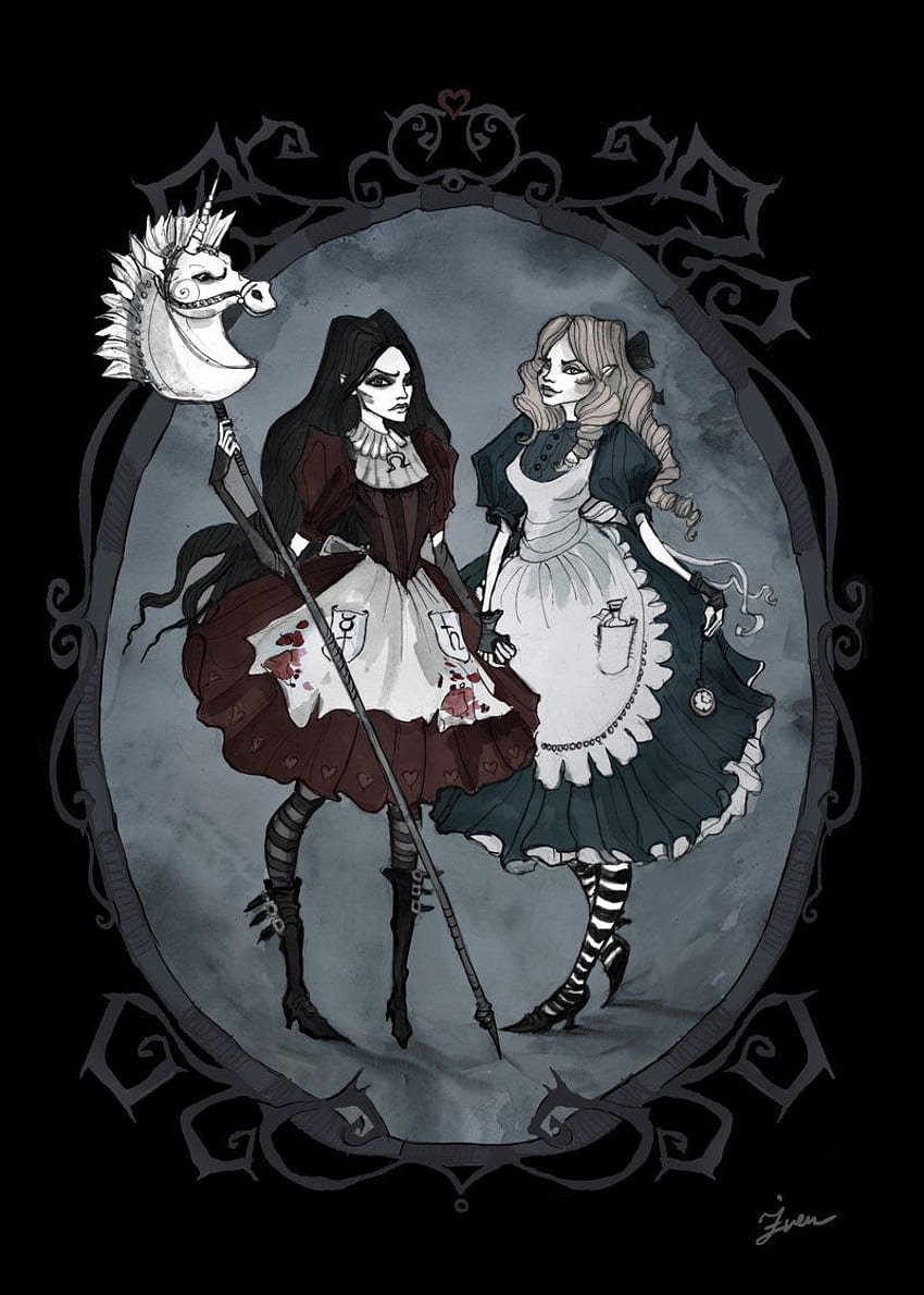 Dark Alice in Wonderland, Alice Wonderland Aesthetic HD phone wallpaper