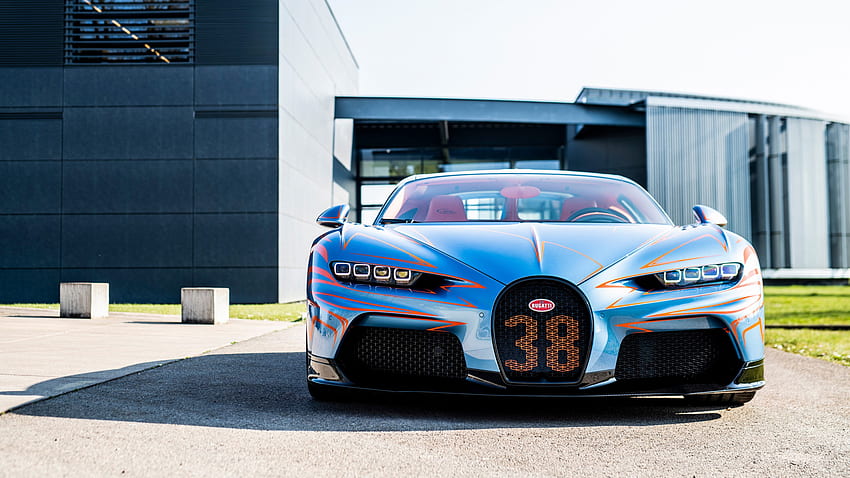 Bugatti Chiron Super Sport Vague De Lumiere 2022 2 Autos HD-Hintergrundbild