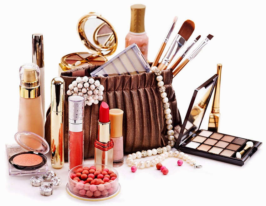 Make-up für - Kosmetikprodukt -, Schönheitsprodukte HD-Hintergrundbild