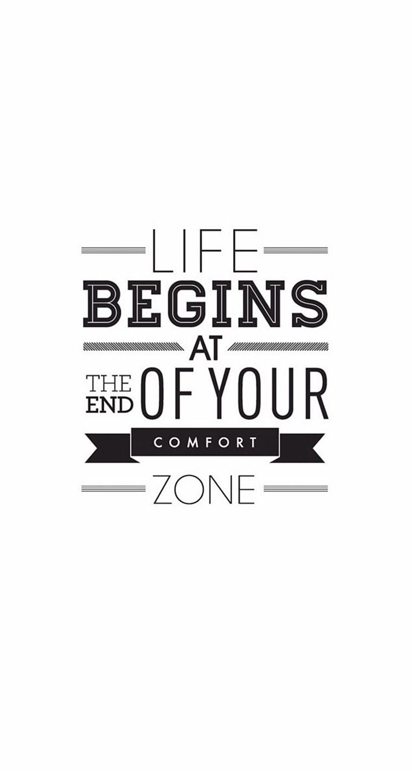 Citas sobre Comfort Zone (248 citas) fondo de pantalla del teléfono