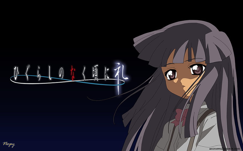 Higurashi Rika Furude, mystery, curse, anime, higurashi, when they cry, rika furude, horror, murder HD wallpaper