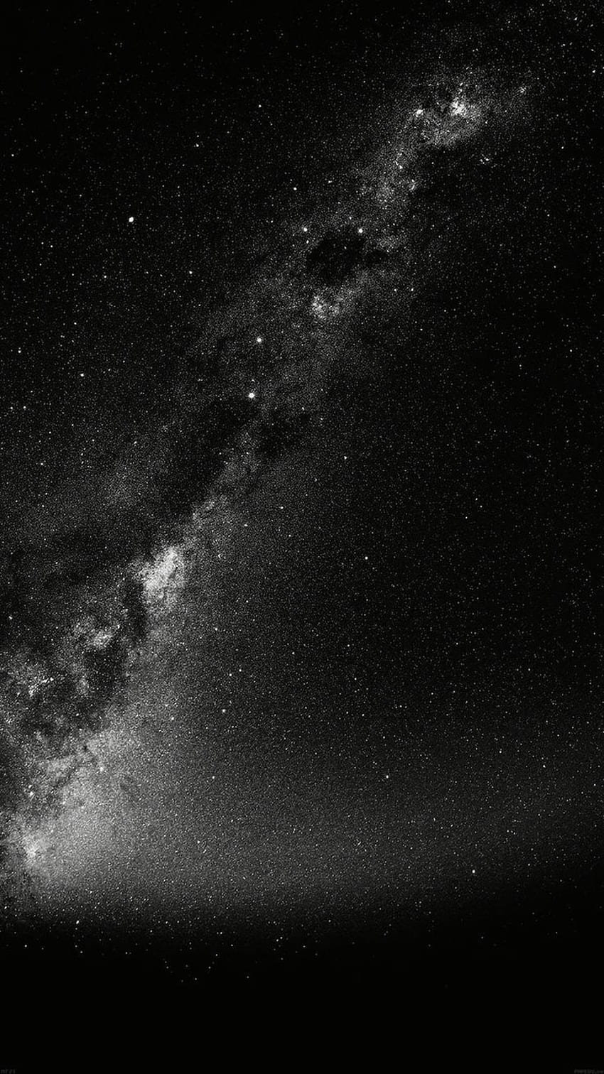 iPhone Galaxy Stars Black and White - - HD phone wallpaper