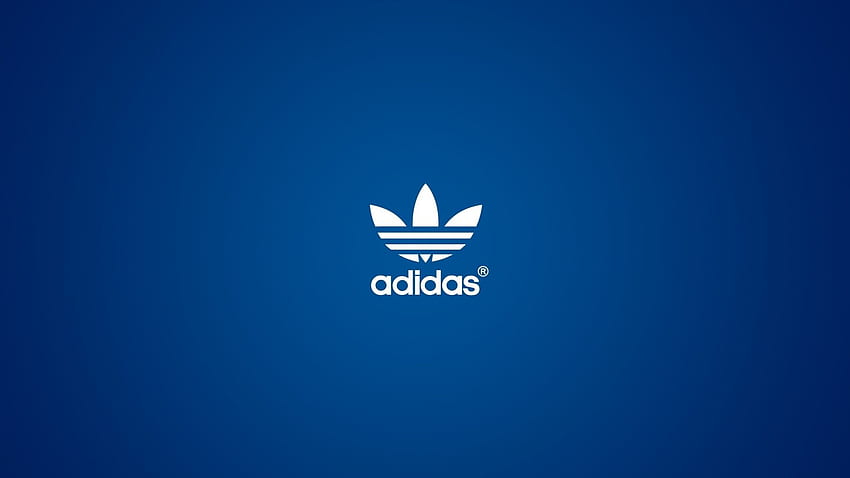 Adidas Blue Logo HD wallpaper