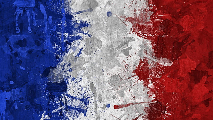 Background, Texture, Textures, Paint, France, Stains, Spots, Flag HD wallpaper