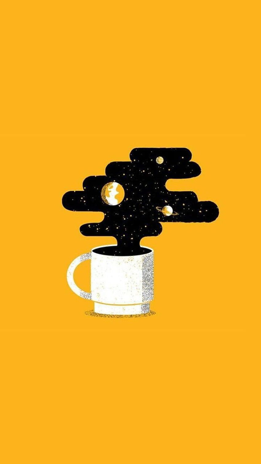 My universe is not your cup of tea, Yellow Universe HD phone wallpaper
