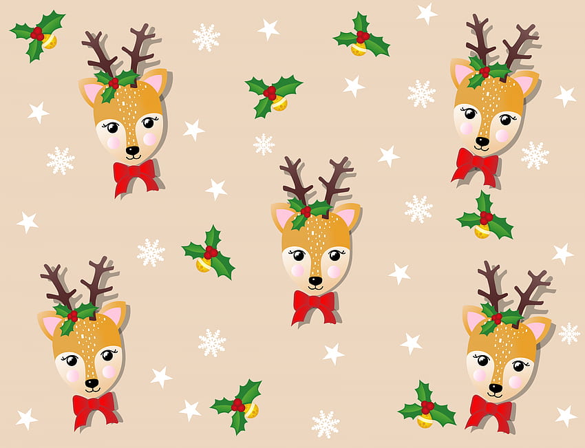 Christmas Reindeer Stock - Public Domain, Cute Reindeer HD wallpaper ...