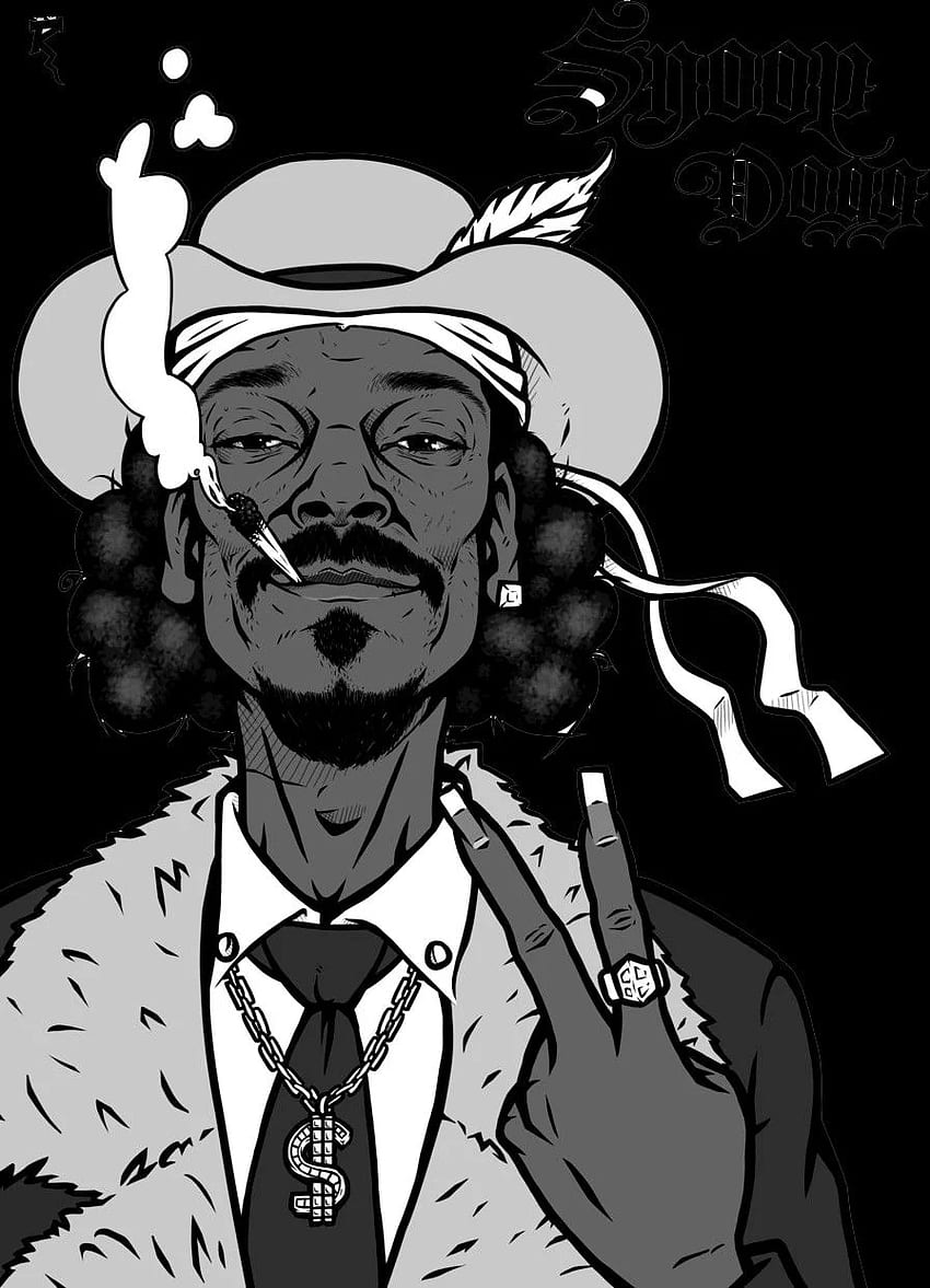 Snoop Dogg PNG, kreskówka Snoop Dogg Tapeta na telefon HD