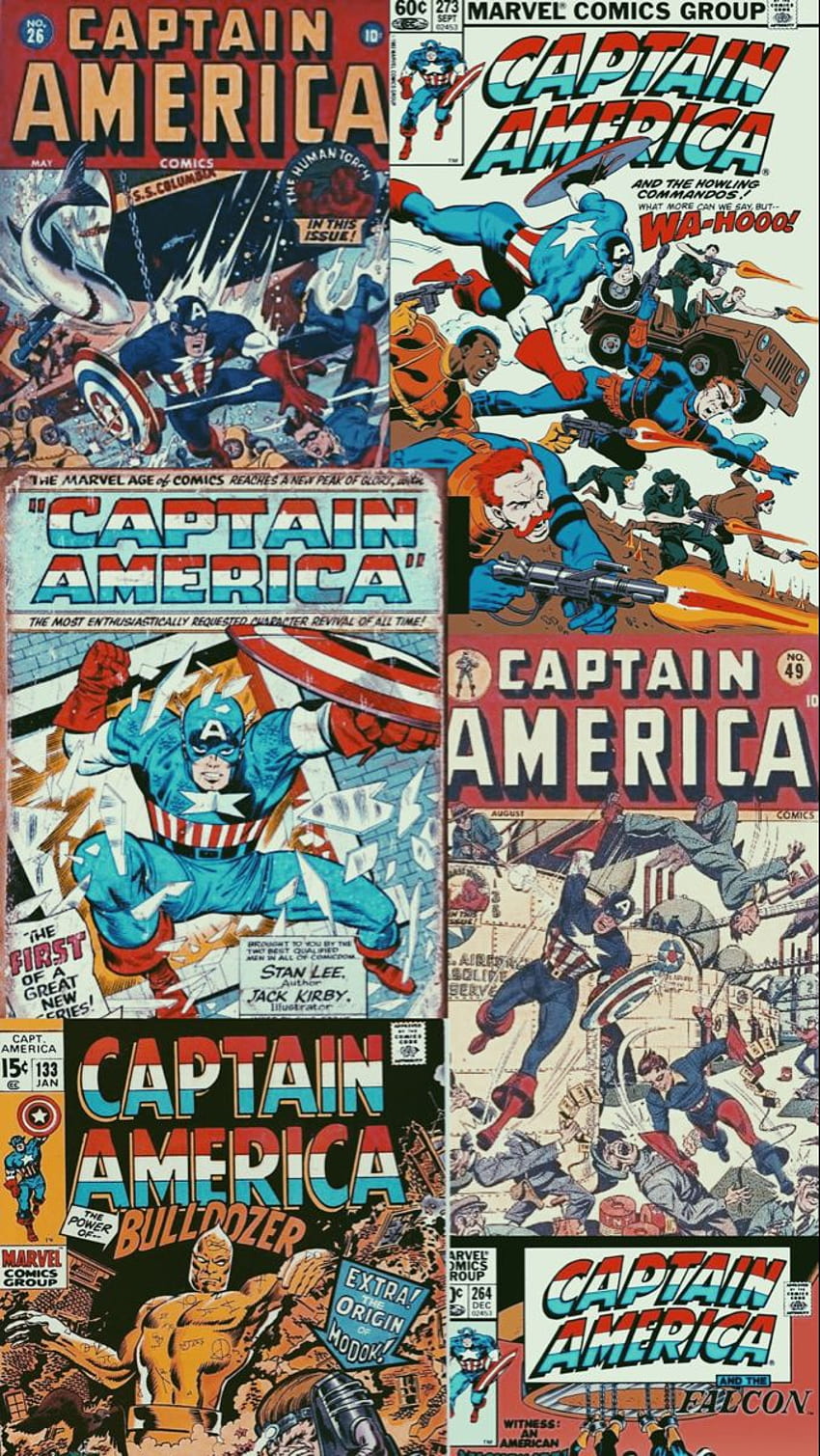 I fumetti di Capitan America. Fumetto di Capitan America, Capitan America, film Marvel, copertina di fumetti Sfondo del telefono HD