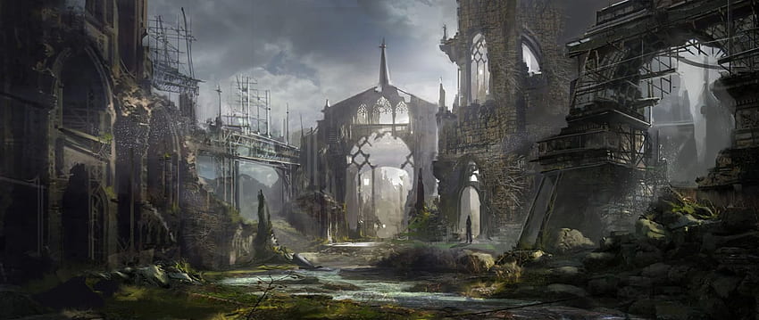 Alte Ruinen, alte Ruinen HD-Hintergrundbild