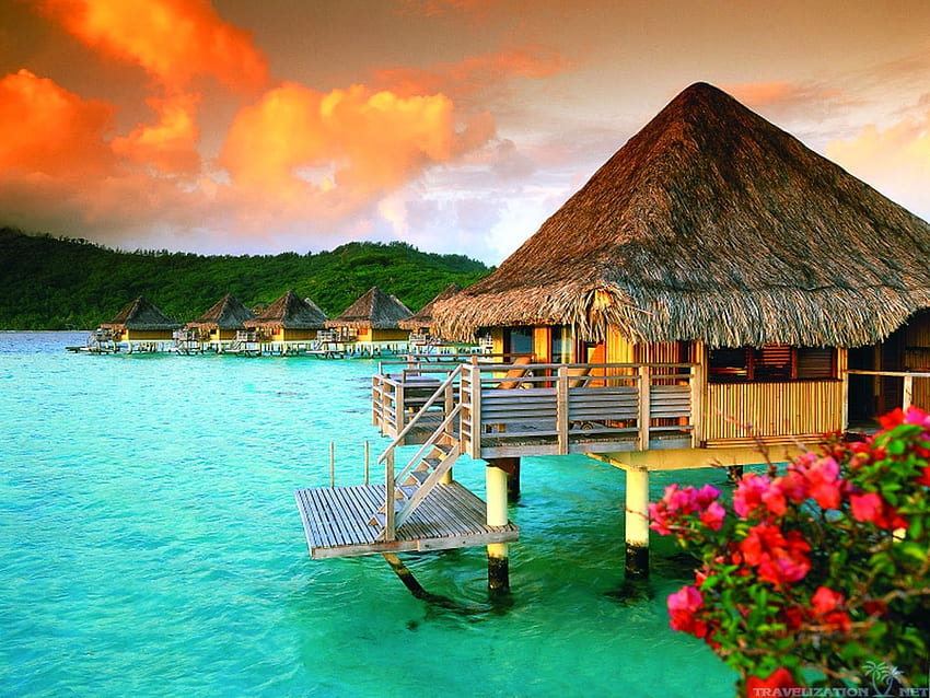 Beauty of Nature Tahiti Islands Resort е най-добрият в света [] за вашия мобилен телефон и таблет. Разгледайте фона на Таити. Бора Бора Таити, Бора, красив курорт HD тапет