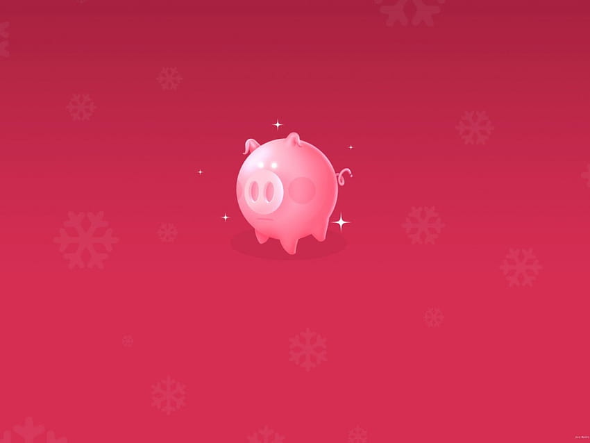 Piggy 3, animal, mammal, pink HD wallpaper