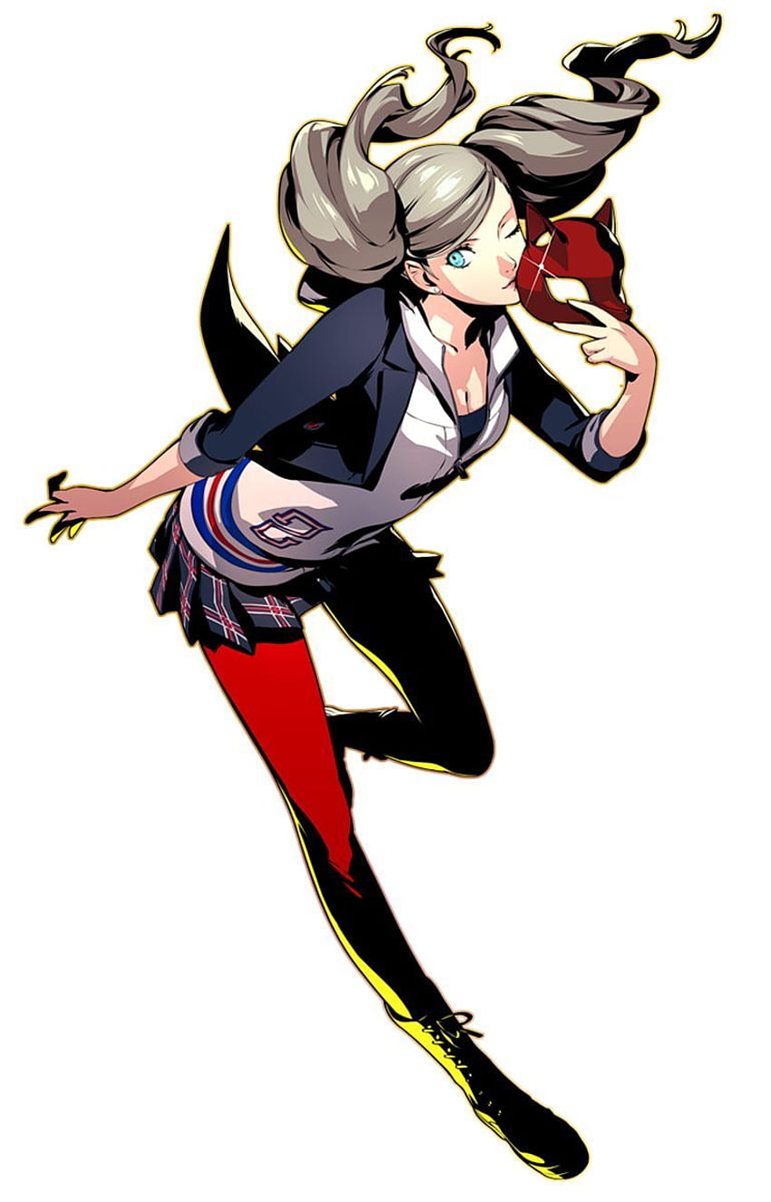 Ann Takamaki Character Art de Persona 5 Royal Papel de parede de celular HD