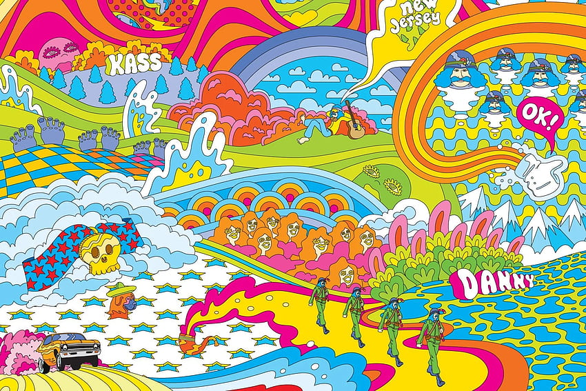 Psy, Laptop Trippy Tumblr Wallpaper HD