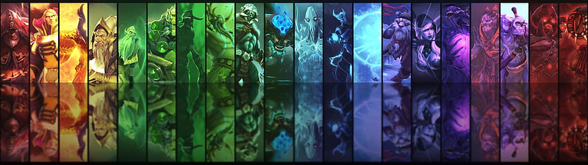 ... Dota2 Heroes Dual Monitor Background by 3i20d99e HD wallpaper