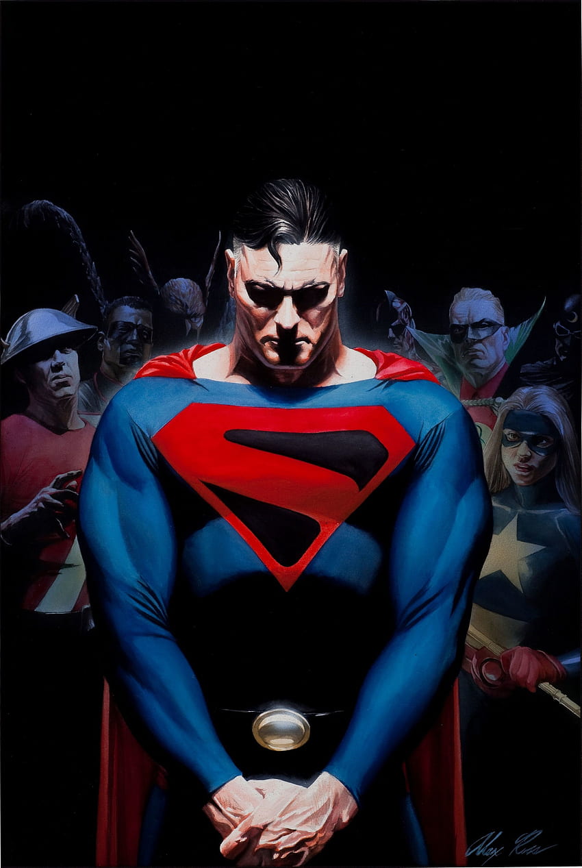 Alex Ross Justice League 62 - Superman Alex Ross - - HD phone wallpaper