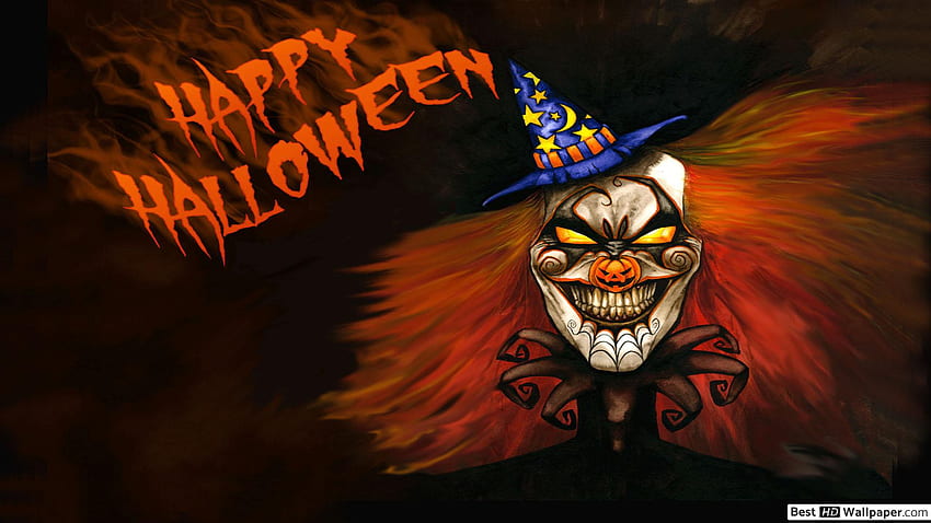 Clown halloween, Grunge Halloween HD wallpaper