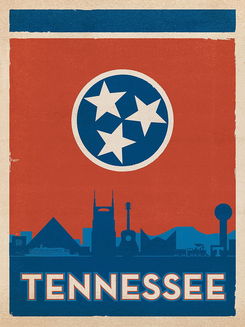 Bandera del estado de Tennessee, rompecabezas de 500 piezas. Bandera del estado de Tennessee, Bandera de Tennessee, Banderas estatales fondo de pantalla del teléfono