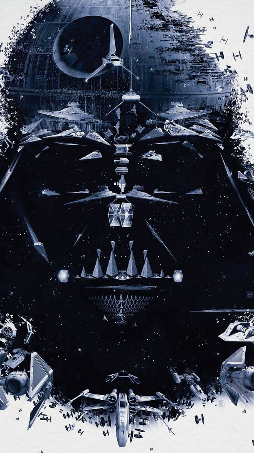 Star Wars Darth Vader Spaceships iPhone 6 Plus HD phone wallpaper