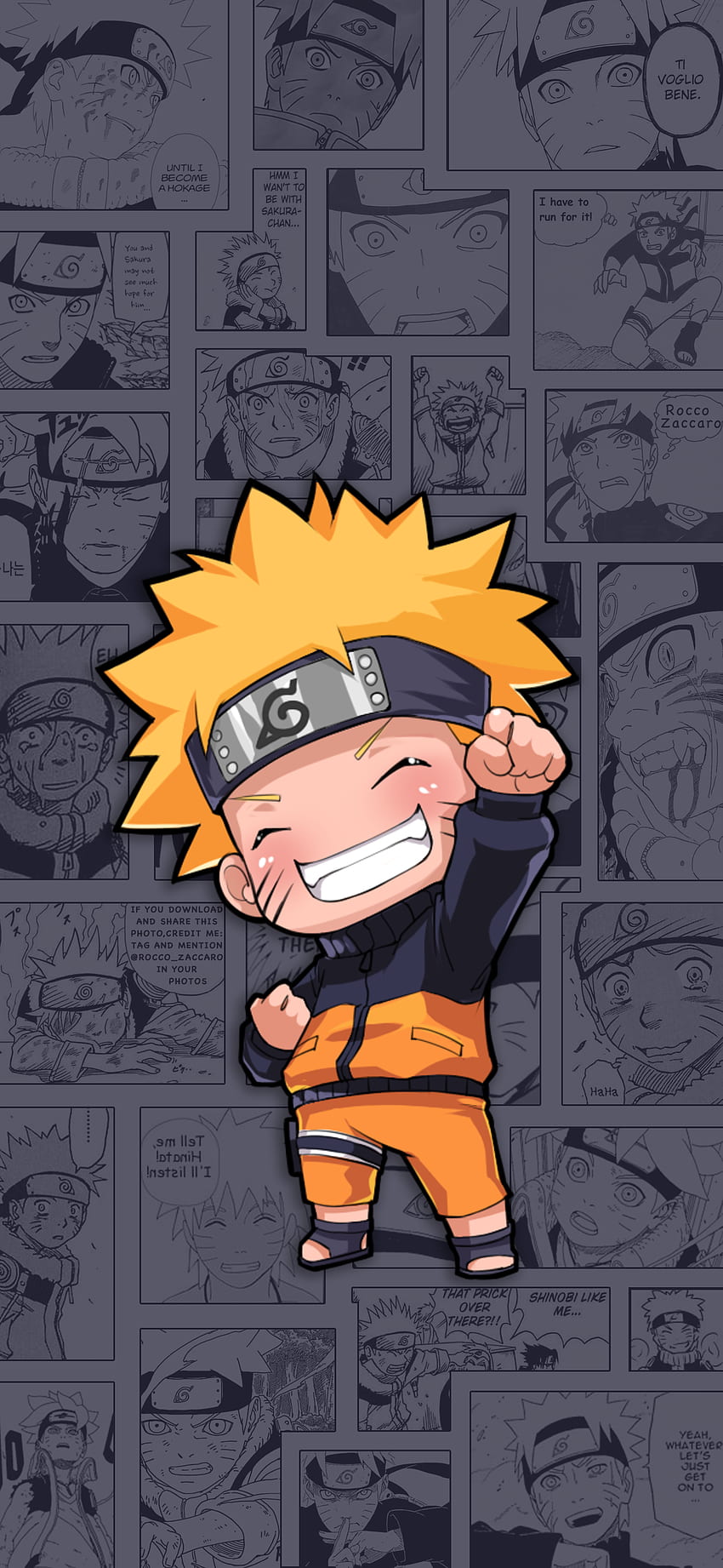 Naruto, Naruto Pomme Fond d'écran de téléphone HD