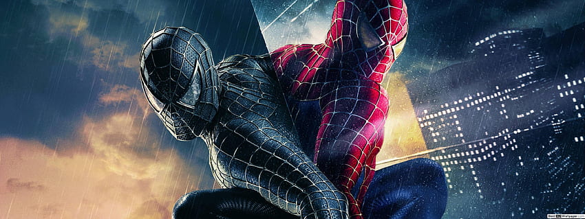 Spider Man 3 Black Spider Man, Spider-Man Dual Monitor HD wallpaper