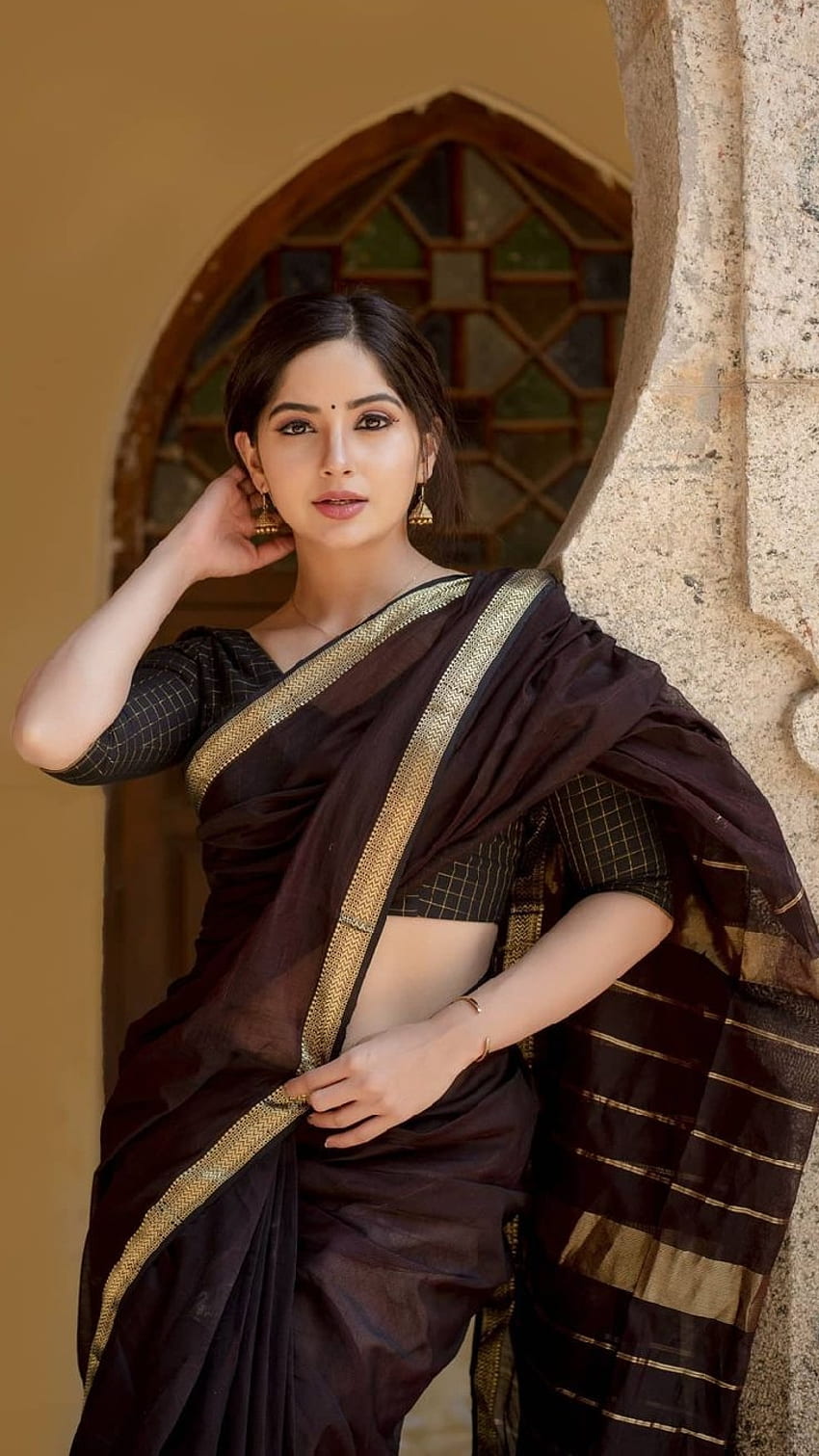 Kashmira pardeshi 78, Kashmira pardeshi, aktris, cantik, saree wallpaper ponsel HD