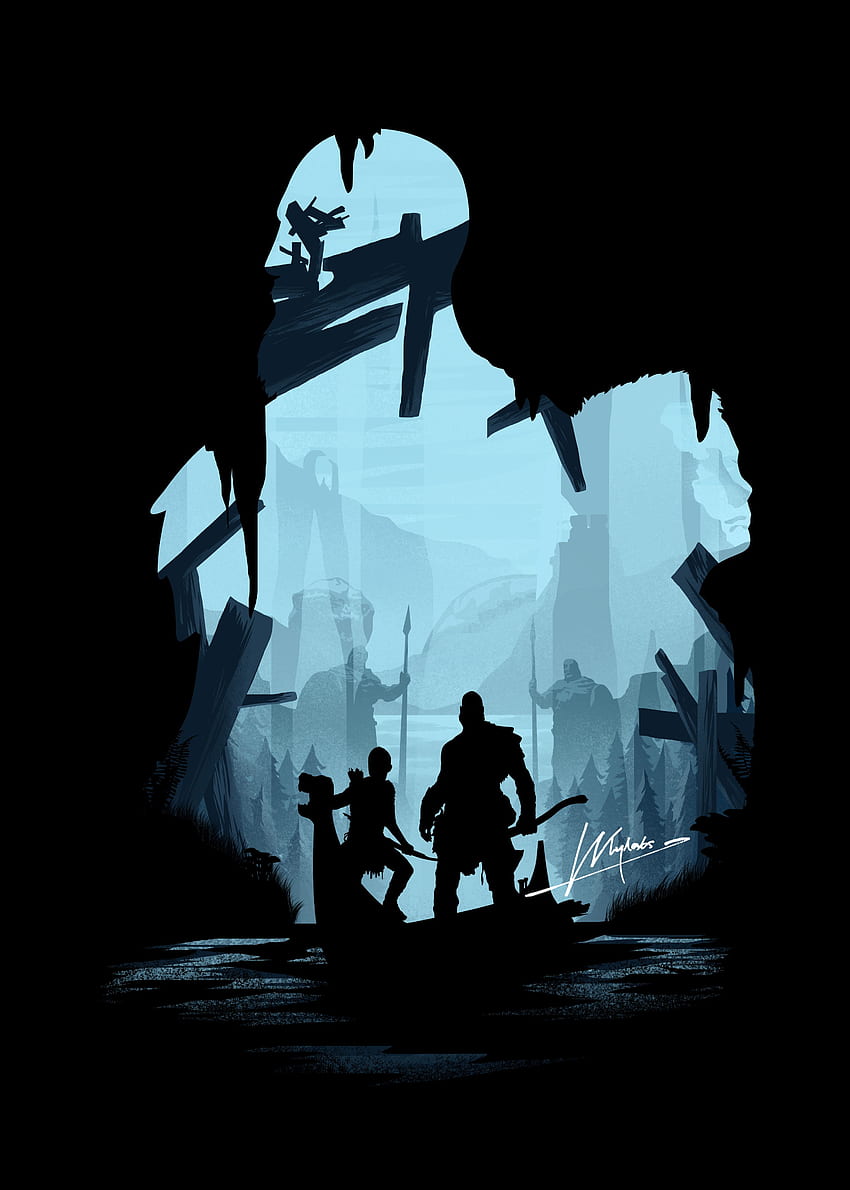 God of War' Poster by whyadiphew. Displate in 2021. God of war, Kratos god of war, The last of us, God of War Minimalist HD phone wallpaper