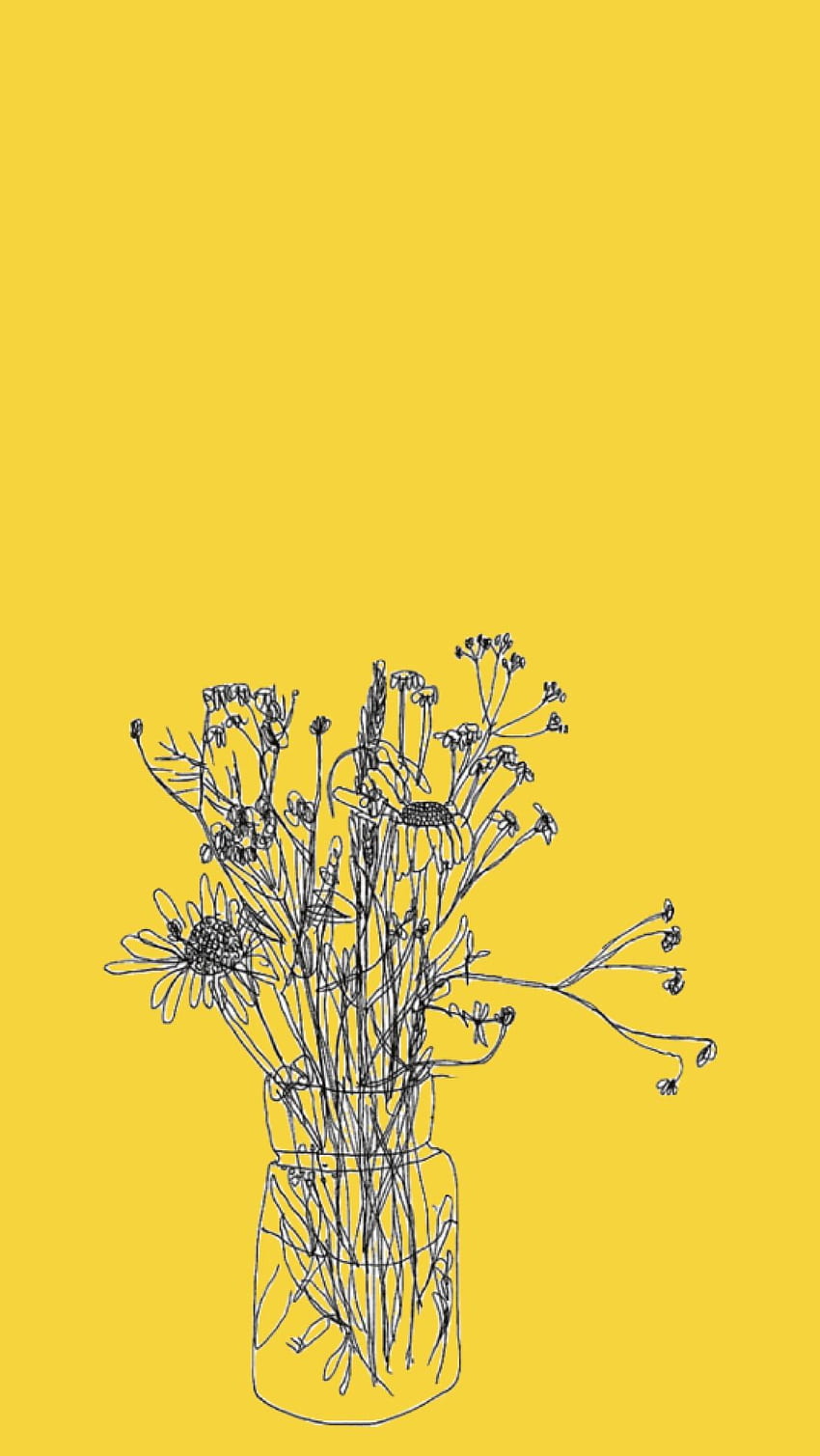 Flower Tumblr Pastel Yellow Aesthetic - Novocom.top HD phone wallpaper