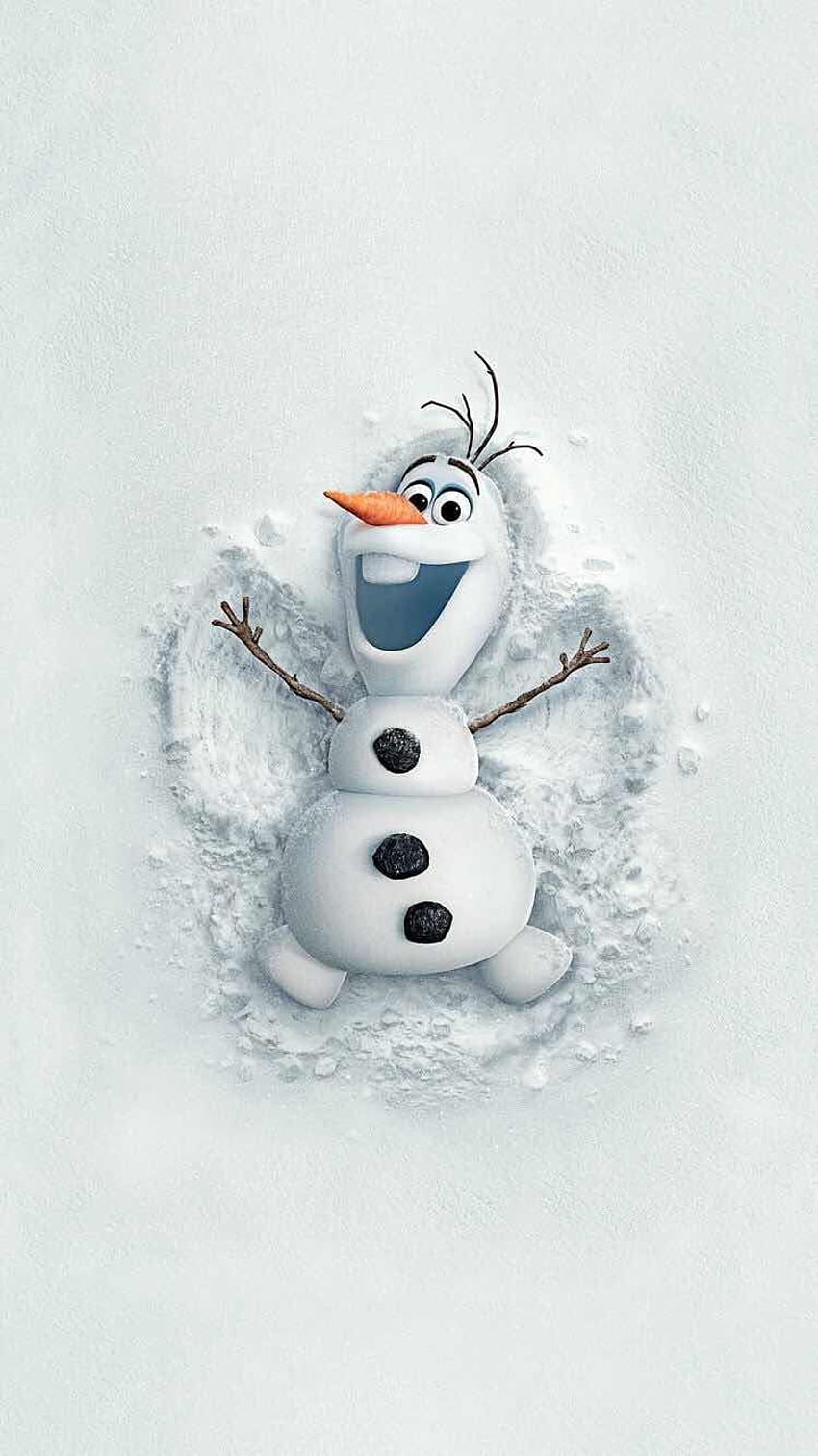 Sfondi per iPhone e Android: Olaf Frozen per iPhone e Android. Telefono di Natale, iPhone dei cartoni animati, Disney Sfondo del telefono HD
