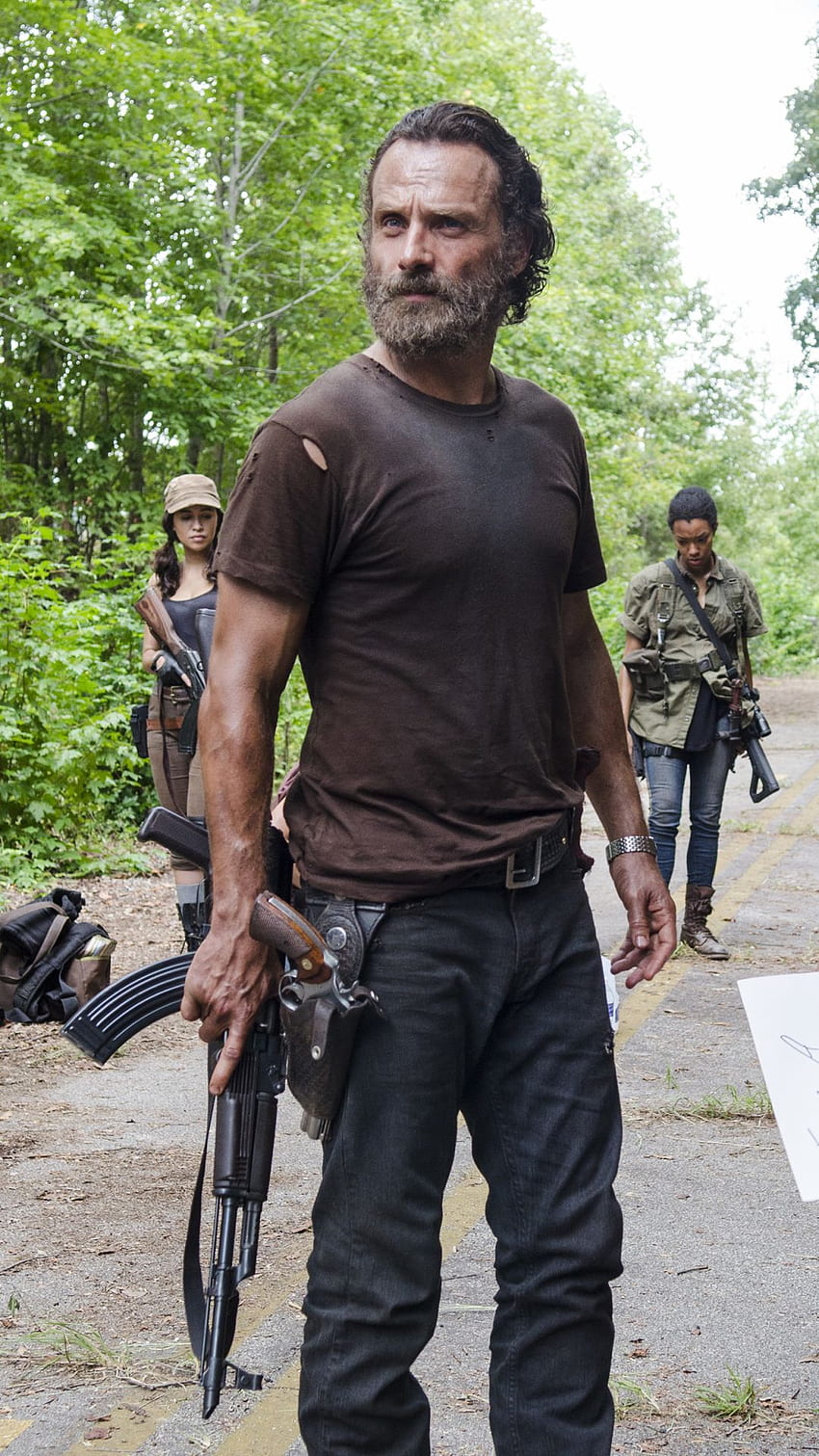 Programa de televisión The Walking Dead () - Móvil, Rick Grimes fondo de pantalla del teléfono
