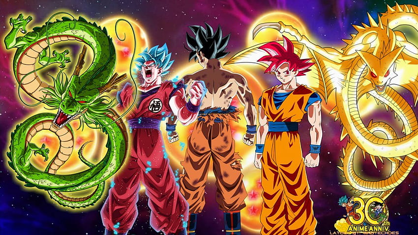 Son Goku All GOD Forms, Goku Forms HD wallpaper | Pxfuel