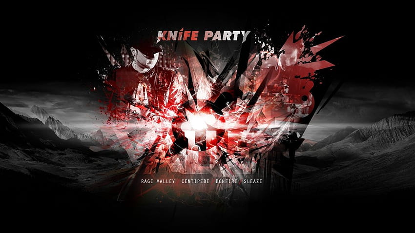 KNIFE PARTY エレクトロ ハウス ダブ ダブステップ ドラム ステップ ダンス エレクトロニック。 高画質の壁紙