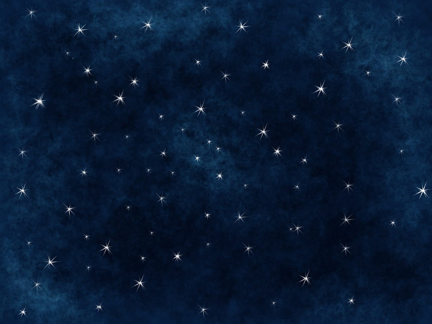 Starry Night Background [], Cartoon Night Sky HD wallpaper