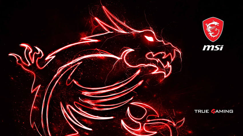 MSI - All Superior MSI Background, Red MSI HD wallpaper