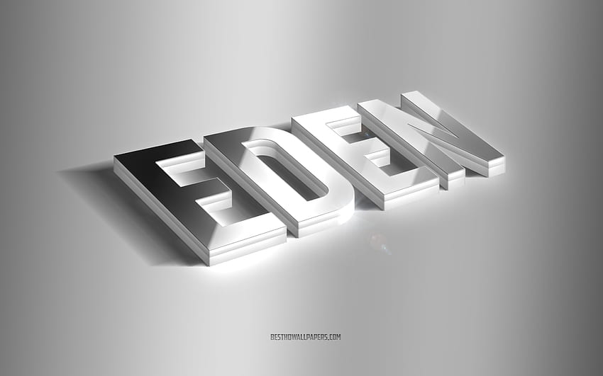 3d Eden Text On White Background Stock Photo - Download Image Now - 2015,  Adulation, First Name - iStock