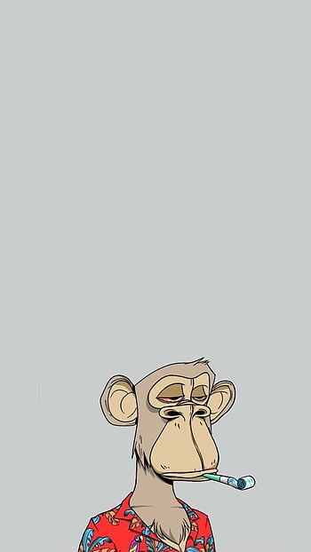 Chimp, monkey, cartoon, painting, drawing, chimpanzee, , anime, HD phone  wallpaper | Peakpx