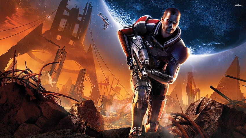 Komutan Shepard - Mass Effect 2 - Oyun HD duvar kağıdı
