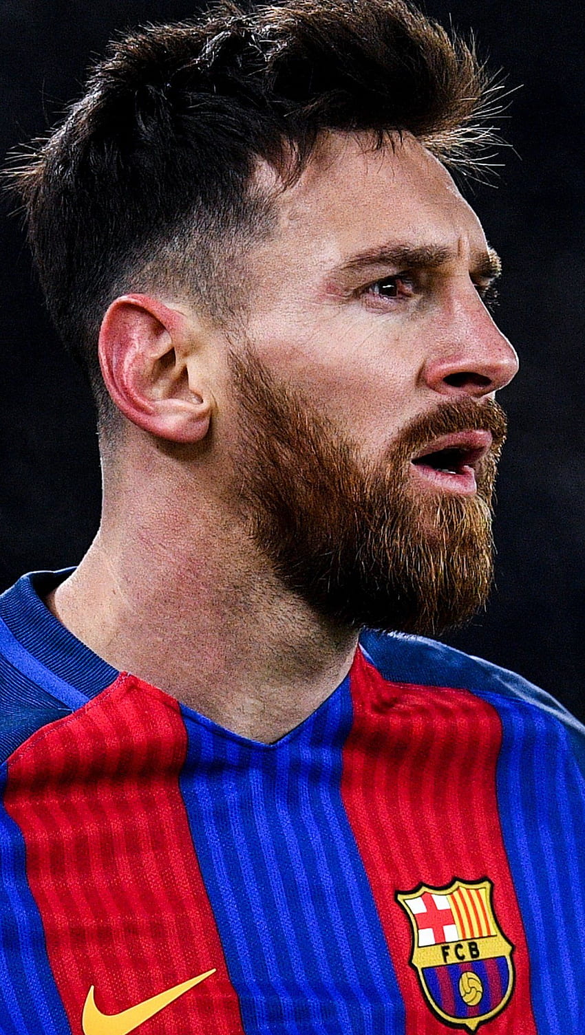 Lionel Messi Barcelona Ultra, Potret Messi wallpaper ponsel HD