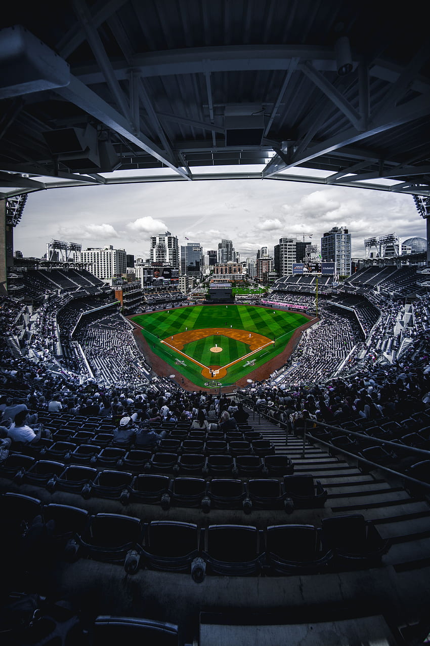 esportes, campo, partida, arena, tribunas, arquibancadas, estádio, beisebol Papel de parede de celular HD